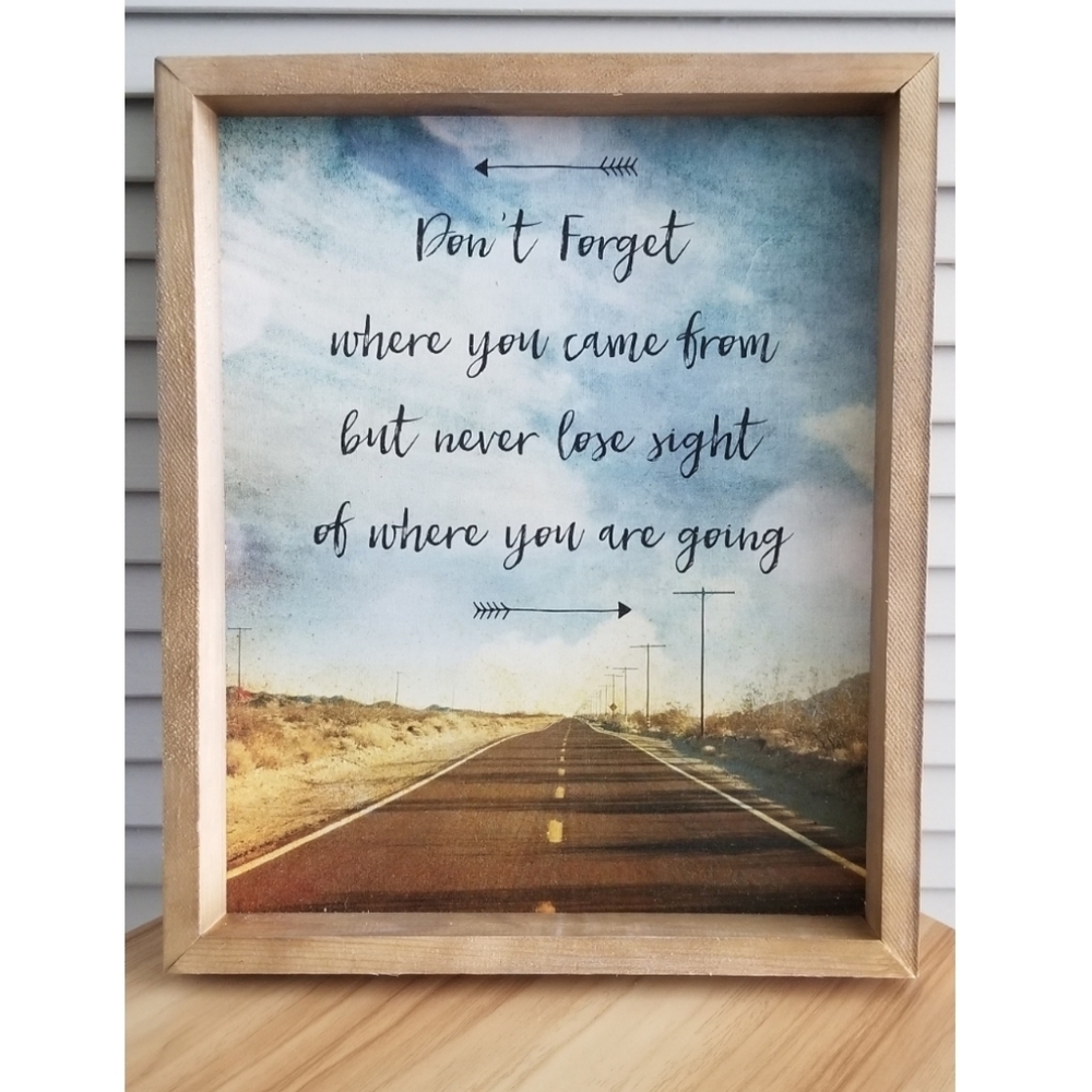 House Decor SquareShape Inspiration Decor Sign frame